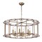 Maxim Helix 6-Light 31.5" Wide Bronze Fusion Chandelier 24735BZF - alternate 1